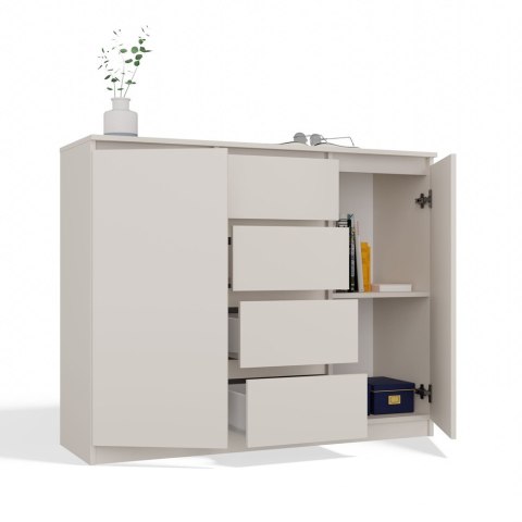 Komoda Malwa 2D4S 120 KASZMIR BEŻ