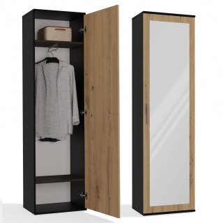 Szafa DUO ANTRACYT DĄB ARTISAN