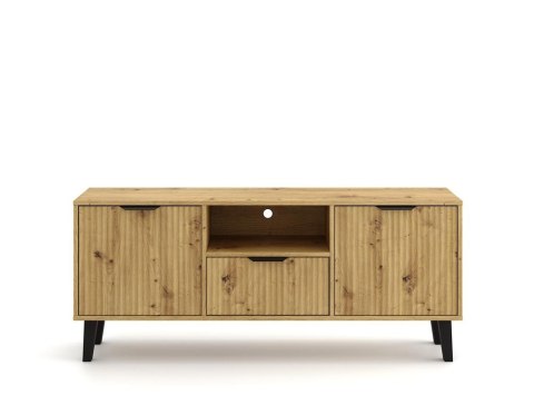 SZAFKA RTV Scandi 2D1S SLIM DĄB ARTISAN