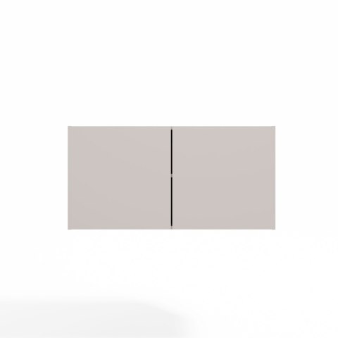 Szafa SENSO 4D Z NADSTAWKĄ Wysoka KASZMIR Drzwi Złote Uchwyty 250x200 Cm